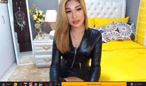 Pay using Bitcoin for a private tranny cam show at LiveJasmin