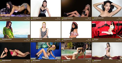 A selection of shemale sex cams can be found on MyTrannyCams.com
